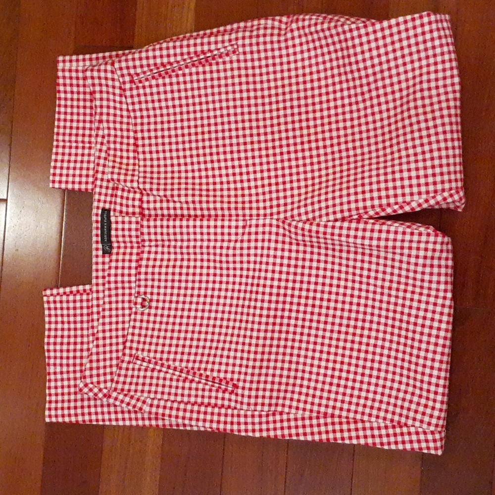 Adrianna Papell - Red Gingham   Pants